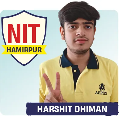 Harshit Dhiman — NIT Hamirpur, JEE 2026 — सत्यापित रिज़ल्ट कार्ड